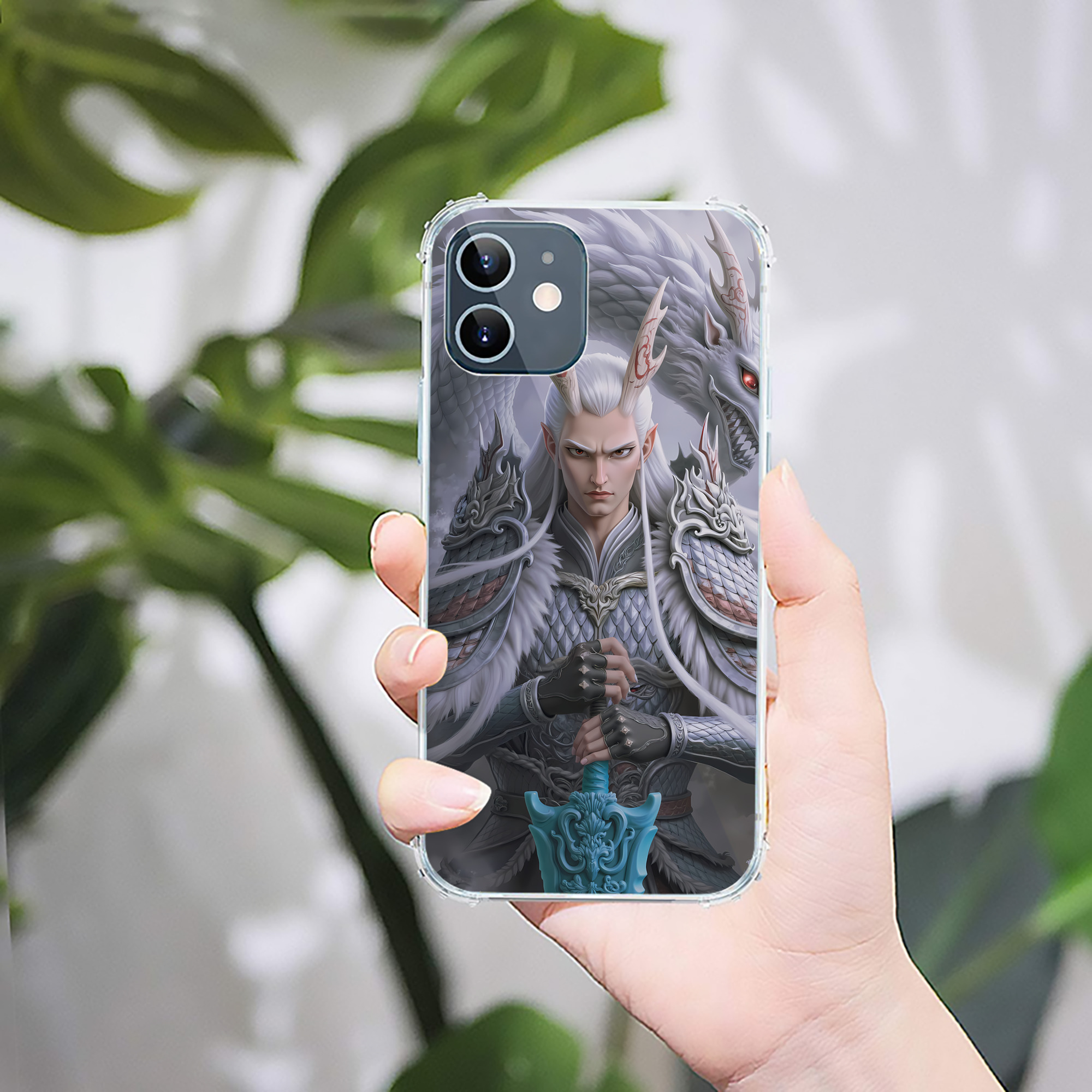 （画像用） Ne Zha 2 ナタ 魔童の大暴れ 【iPhone 12シリーズ対応】透明スマホケース（クリアソフトケース）